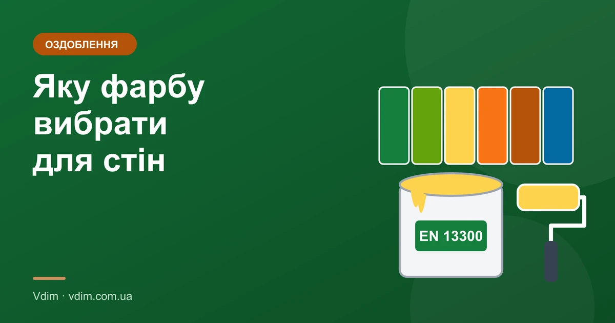 Яку фарбу вибрати для стін у квартирі
