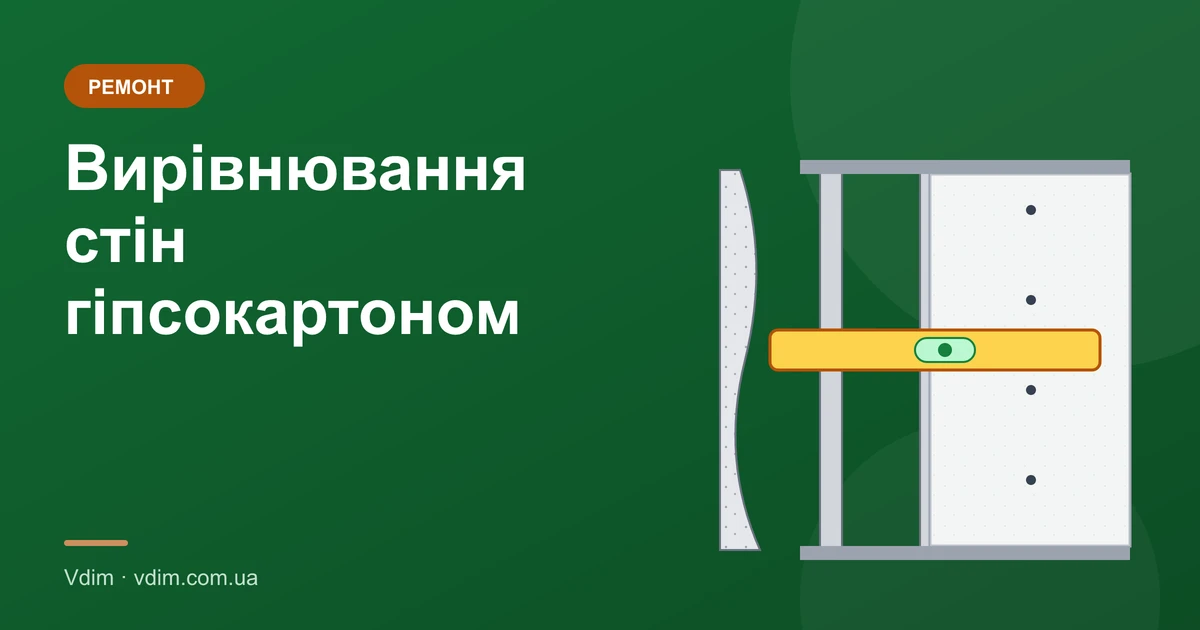 Вирівнювання стін гіпсокартоном: каркас чи клей