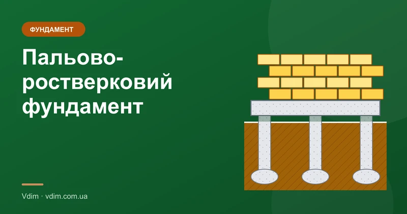 Пальово-ростверковий фундамент: коли і як робити