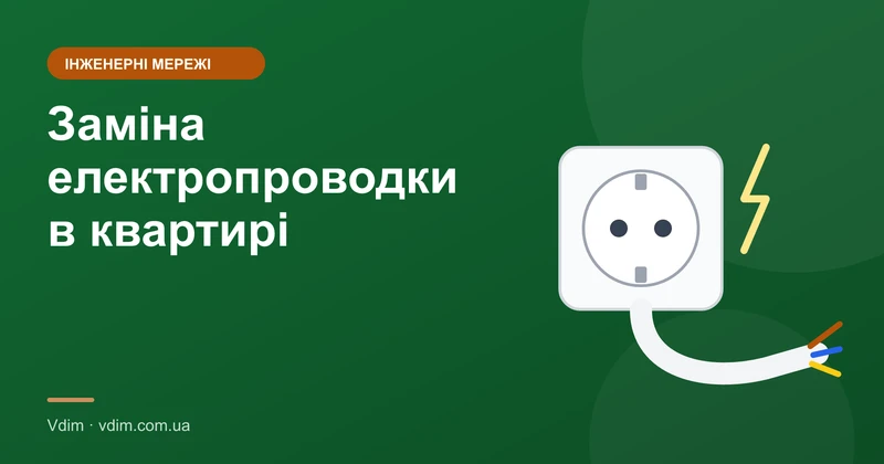 Заміна електропроводки в квартирі: план, кабель, щит