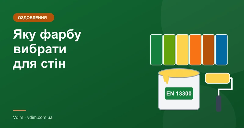 Яку фарбу вибрати для стін у квартирі