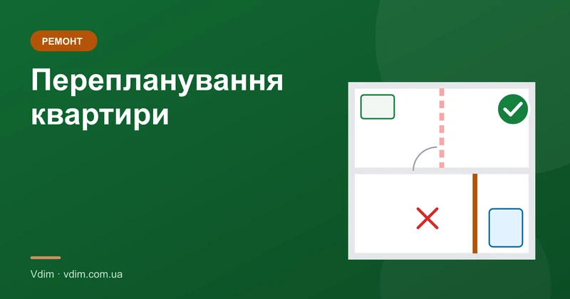 Перепланування квартири: що можна і як узаконити