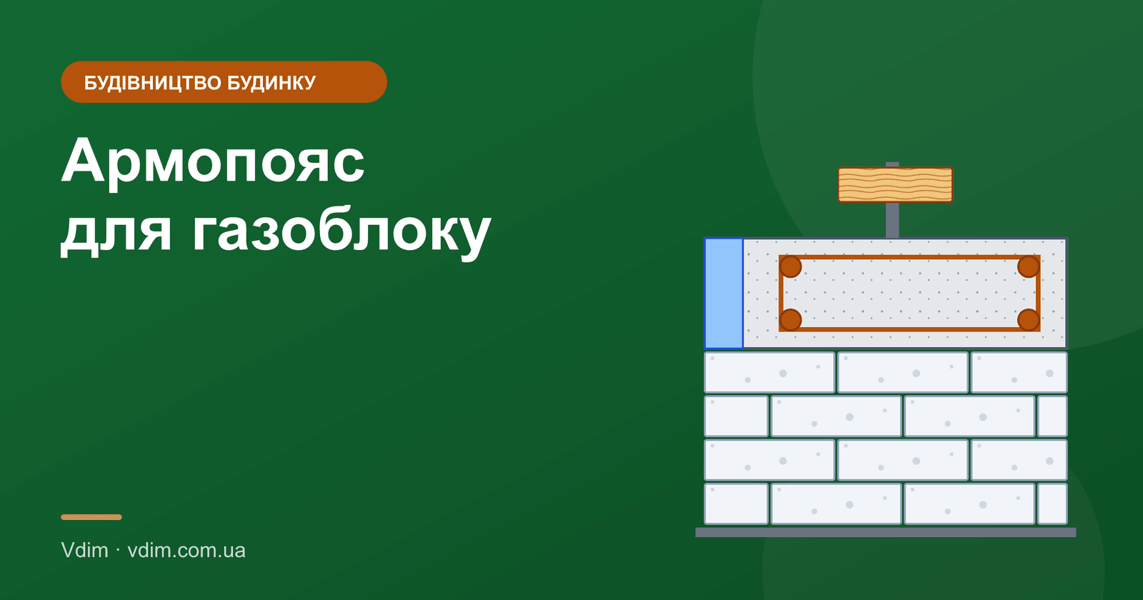 Армопояс для газоблоку: навіщо і як зробити