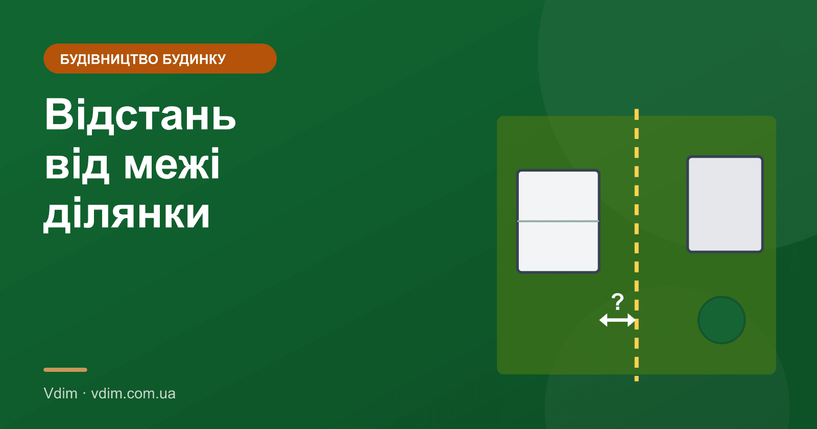 На якій відстані від межі ділянки будувати будинок