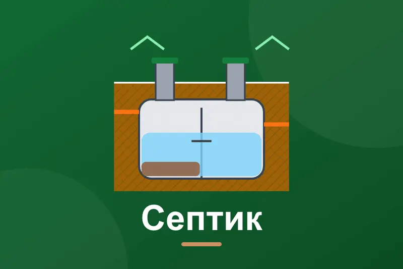 Септик для приватного будинку: види, об'єм, монтаж