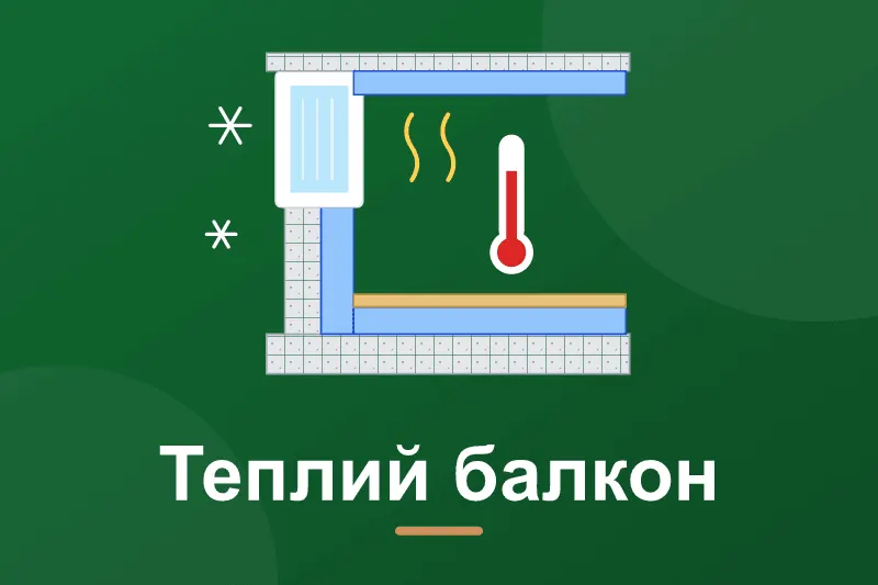 Утеплення балкона зсередини: матеріали, товщина, порядок